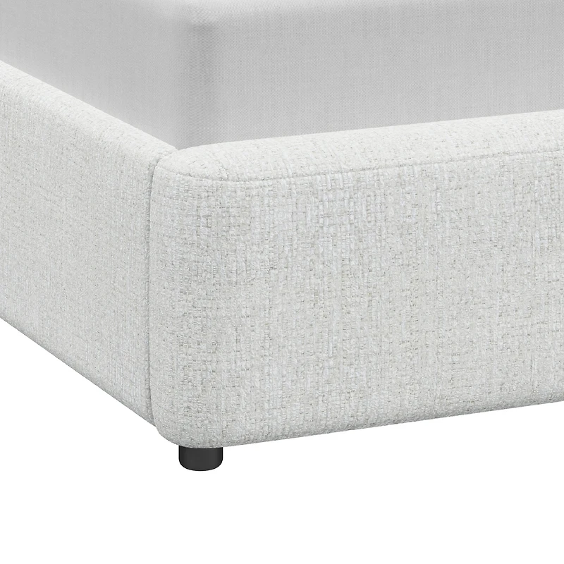 Better Homes & Gardens Juliet King Boucle Platform Bed, Ivory