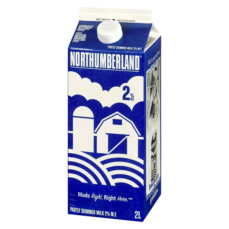 Lait partiellement écrémé 2 % Northumberland 2L