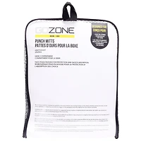 GoZone Punch Mitts – Boxing Focus Mitts – Black/Grey, Thick foam padding