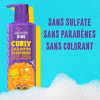 Shampooing Aussie Kids sans sulfate pour cheveux bouclés pour enfants 16 oz liq./475 mL
