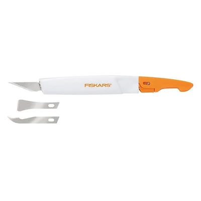 Couteau à tissu Easy Change de Fiskars (3 lames) Passer facilement d’une tâche