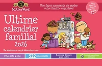 2026 Motherword Magnetic Fridge/Wall Calendar (Side by Side Version) - French, Calendar