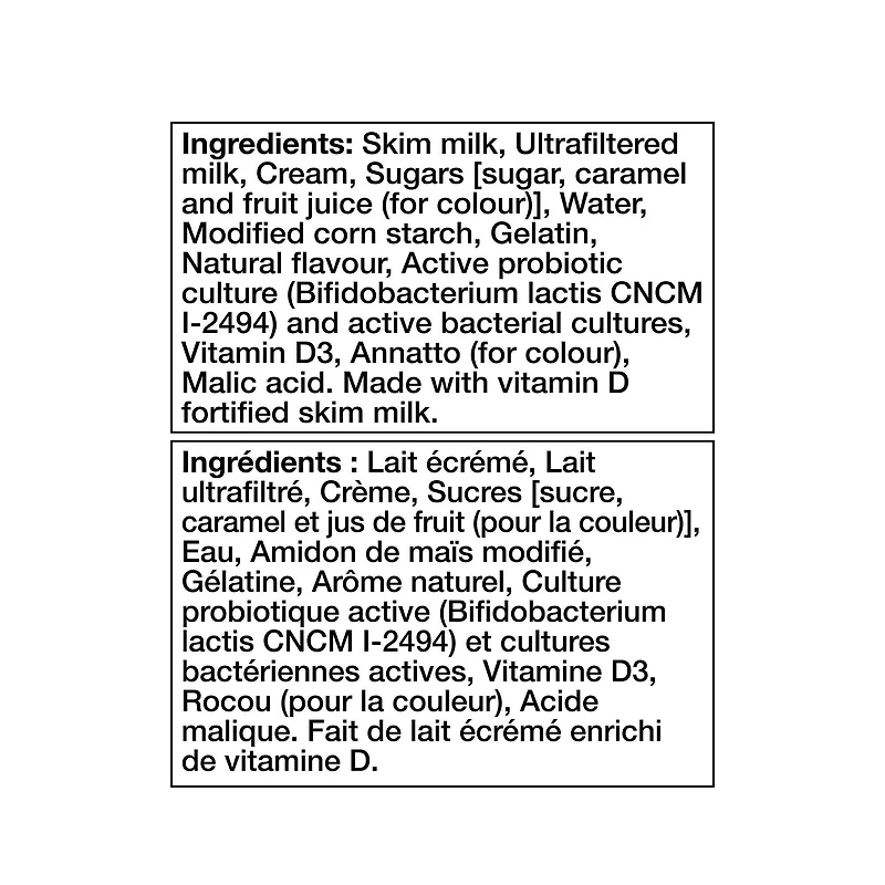 Activia Yogourt probiotique, saveur vanille 650 g