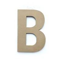 Lerman decor's wood letter B, Wood letter B