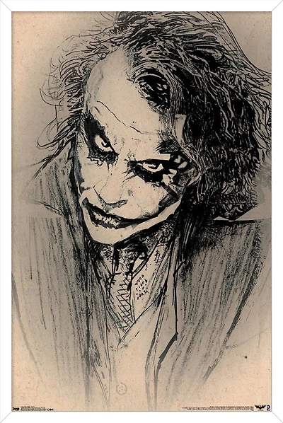 Film DC Comics - Le Chevalier Noir - Le Joker - Croquis