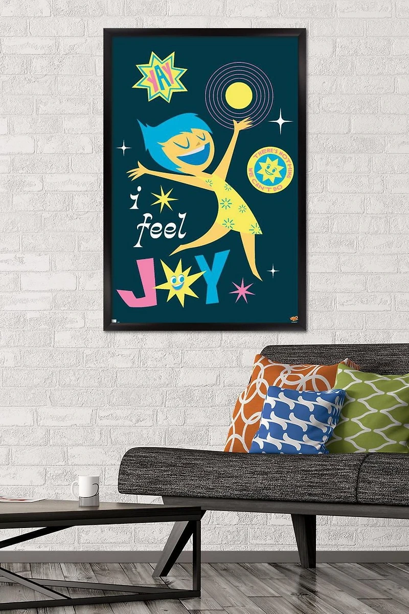 Disney Inside Out 2 - I Feel Joy Wall Poster, 14.725" x 22.375"
