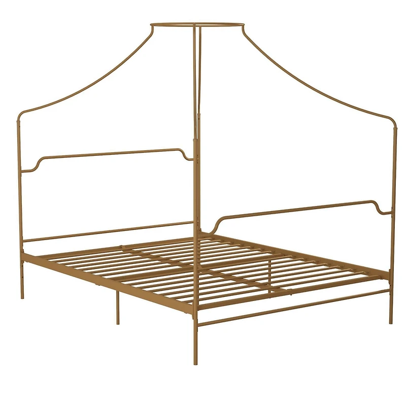 Lit à baldaquin en métal Novogratz Camilla