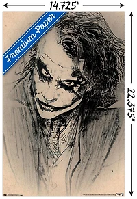 Film DC Comics - Le Chevalier Noir - Le Joker - Croquis