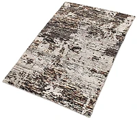 ECARPETGALLERY 5'5" x 7'9" Transitional Sari Silk Hand-knotted Area Rug for Living Room, Dining Room and Bedroom in Grey