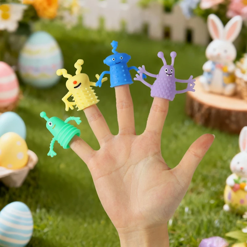 Tout pour célébrer ! Monstres à doigt, 8 pièces, TPR, article fantaisie