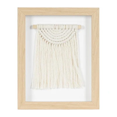 Œuvre d'art encadrée de Macramé tissé Design 3 hometrends