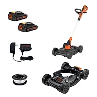 BLACK+DECKER 20V MAX* 12 Inch 3-In-1 Compact Lawn Mower