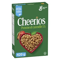 Cheerios Pommes et Cannelle, Céréales à Base de Grains Entiers, 420 g