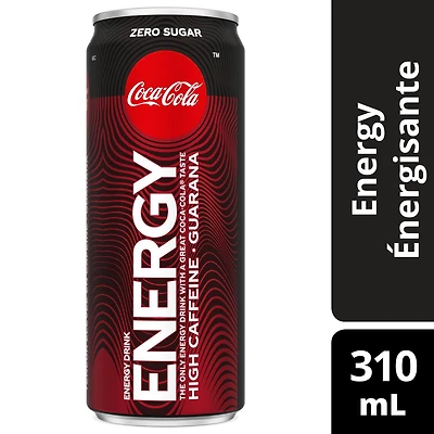 Coca-Cola Energy zéro sucre, canette de 310 mL