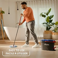 Vileda RinseClean™ Deep Clean Tête Vadrouille de Remplacement Tête lavable et réutilisable
