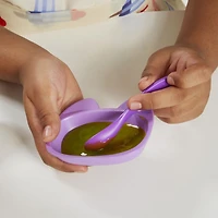 Baby Alive Happy Hungry Baby Black Curly Hair Doll-Bilingual