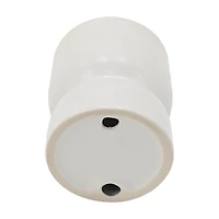 Bougeoir pilier en céramique blanc Mainstays Intérieur