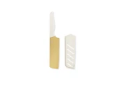 Thyme & Table 20-Piece Stainless Steel Knife and Cutting Board Set, Taupe