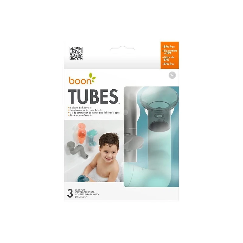 Boon TUBES Building Bath Toy Set