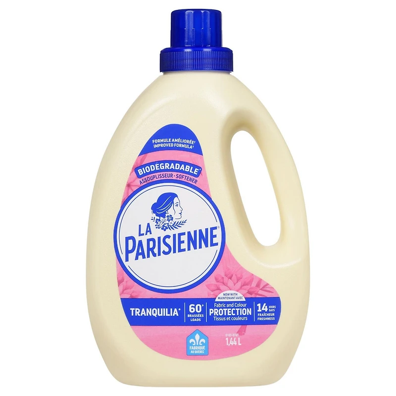 La Parisienne Fabric Softener TRANQUILIA 1.44L - 60 wash loads, LP FS TRANQUILIA 1.44L 60WL