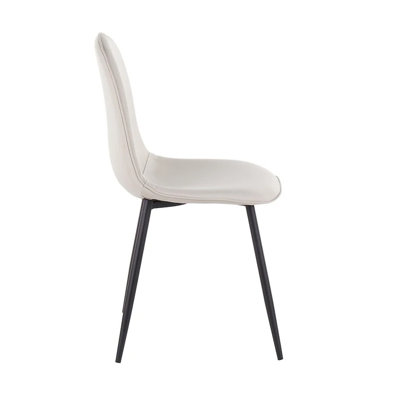 Chaise de salle à manger Pebble de LumiSource, Ensemble de 2