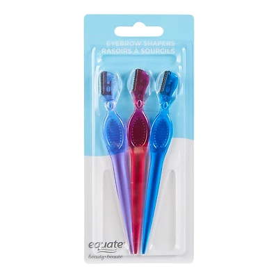 Rasoirs a sourcils Equate beauté Paquet de 3