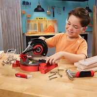Little Tikes Creative Construction Power Cuts Set with 6 Accessories, Pretend Play Construction Set, for Boys and Girls Ages 3+ Years