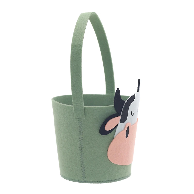 Panier de Pâques en feutre de vache modèle 3D