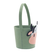 Panier de Pâques en feutre de vache modèle 3D