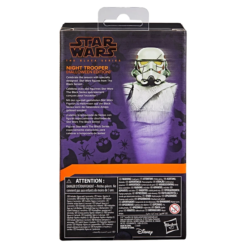 Star Wars The Black Series Night Trooper (Halloween Edition), Star Wars Collectible 6 Inch Action Figure