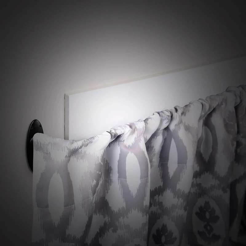 Tringle enveloppante Lunar Fast Fit à installation facile et occultation complète 1/2 po (1,27 cm), Aongueur réglable En plusieurs couleurs