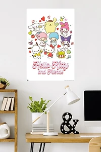 Hello Kitty and Friends: 23 Favorite Flavors - Kawaii Wall Poster, 22.375" x 34"
