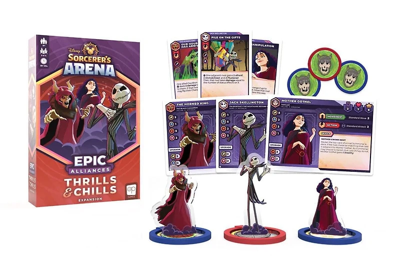 USAopoly Disney Sorcerers Arena: Epic Alliances Thrills and Chills Expansion Card Game