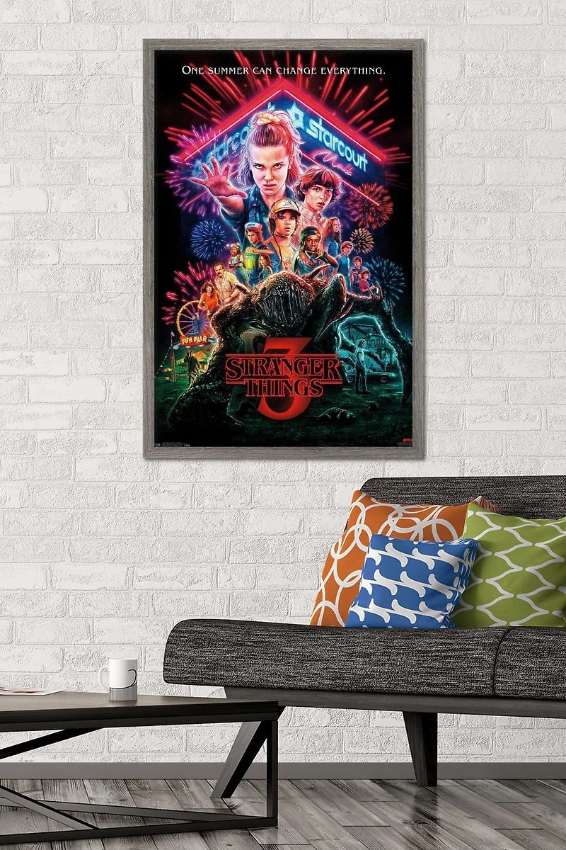 Netflix Stranger Things: Season 3 - One Sheet Wall Poster, 22.375" x 34"