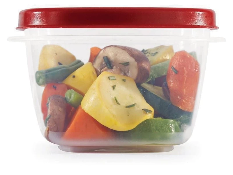 Rubbermaid Ensemble Contentants Easy Find Lids 38-Pièces, Rouge