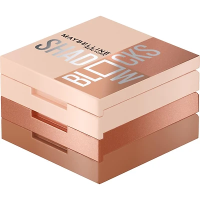 Maybelline New York, Shadow Blocks, Fard à paupières, Brodway & Prince St, 2,4 g nuances spectaculaires dans un format poche