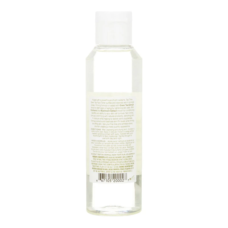 Earth to Skin Tea Time Green Tea Toner Tonifiant