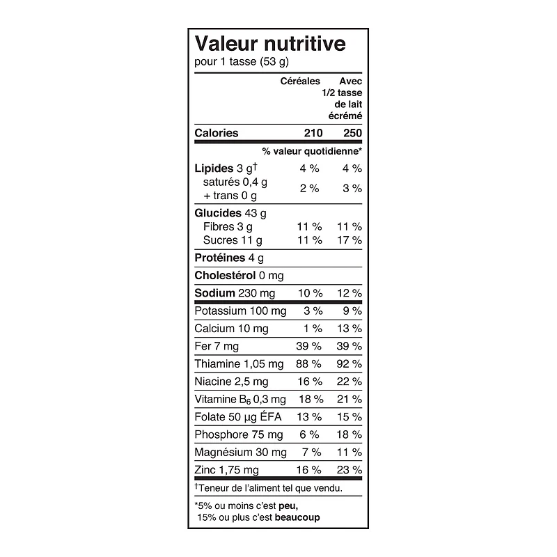 Céréales rôties au miel Post Honey Grappes d'avoine Miel Grappes d'avoine 340g