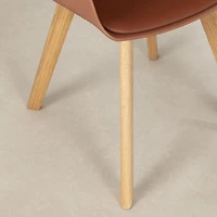 Dining Chair with Wooden Legs - Set of 2 from the collection Flam South Shore