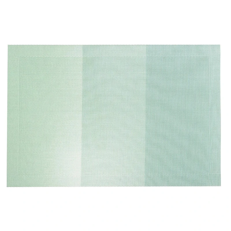 4Pc Tissé Pvc Platemat Maison Blue Éclaine 12 X 18 - Ensemble De 3