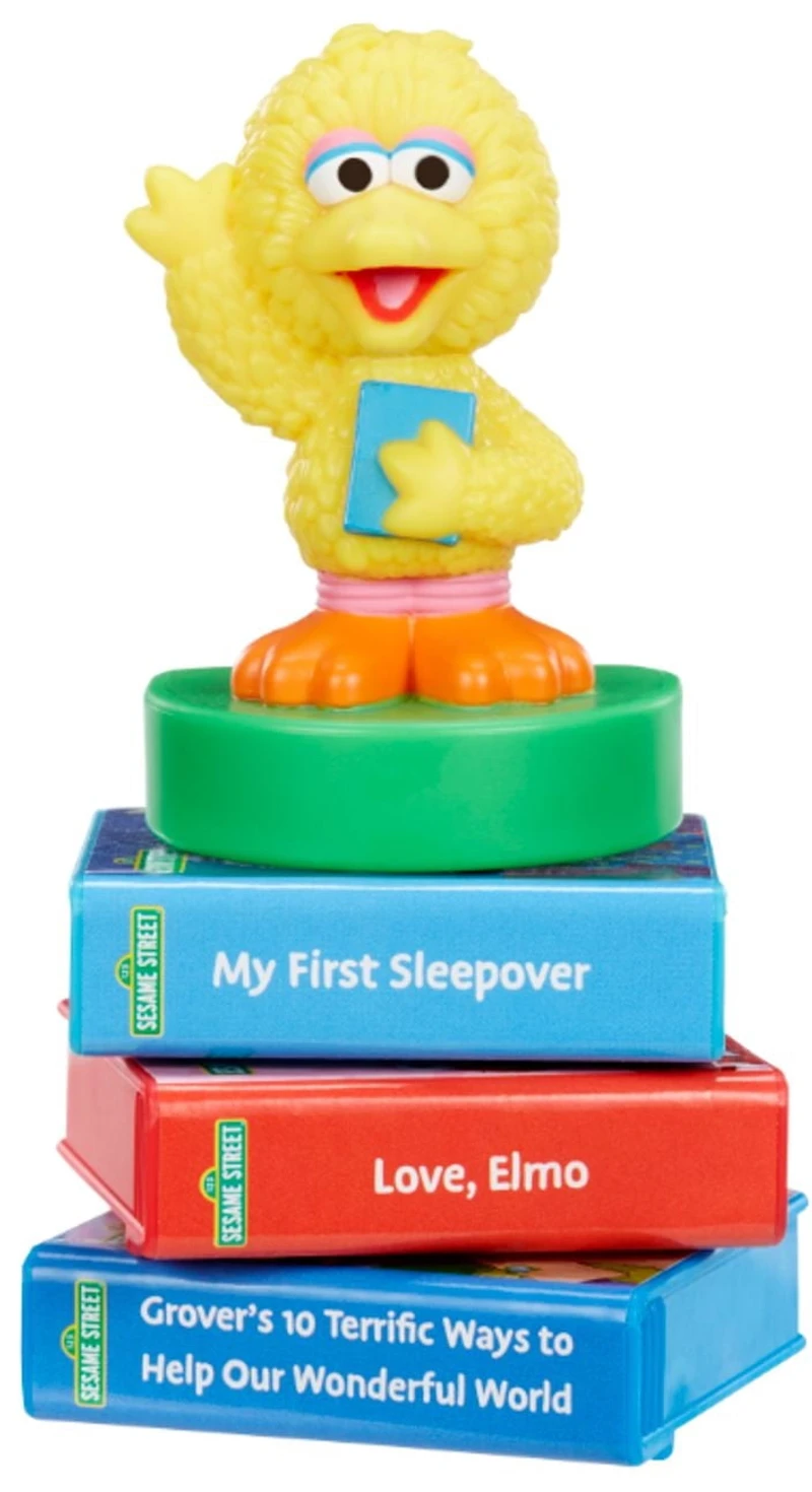 Little Tikes Story Dream Machine Sesame Street Big Bird & Friends Story Collection – English Speaking Toy, Ages 3+ years