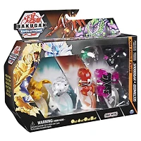 Bakugan Evolutions, Sectanoid and Babadrill Battle Strike Pack, Includes 6 Bakugan Action Figures, 9 Trading Cards and 8 BakuCores, Kids Toys for Boys, Ages 6 and Up