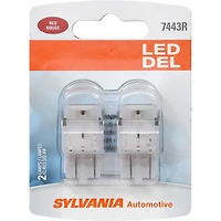 SYLVANIA 7443R mini lampe DEL ROUGE SYL, emballage de 2.