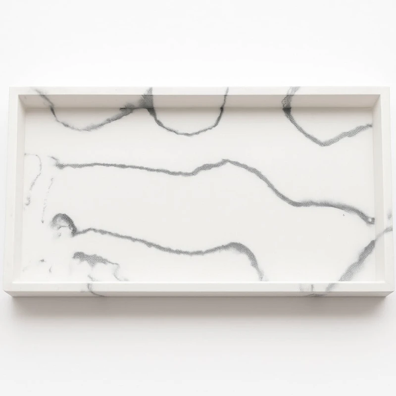 Anko Marble Look Rectangular Tray