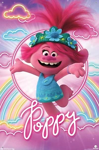 DreamWorks Trolls 2 - Poppy Wall Poster, 22.375" x 34" Framed