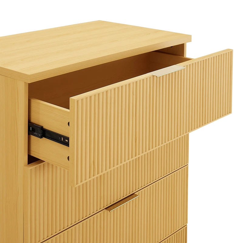 Better Homes & Gardens Cannelé Lillian Commode à 4 tiroirs