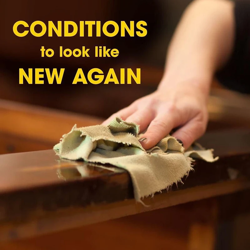 Pledge Encaustique pour meubles et huile hydratante, parfum d’ambre et d’argan, 275 g 275 g