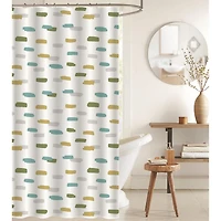 IH Casa Decor Peva Shower Curtain Avec 12 Hameçons En Polyresin Hyphen