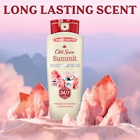 Old Spice Men's Body Wash for Men, Summit Scent, 24/7 Shower Fresh, Exfoliation + Moisturization, 532ML