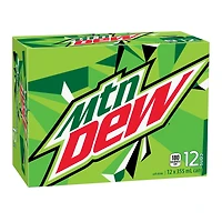 Boisson gazeuse MTN Dew, 355 mL, 12 canettes 12x355mL